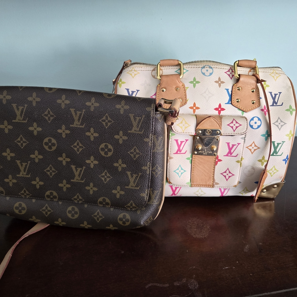Louis Vuitton Multicolor and Brown Monogram Bags